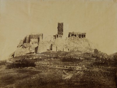 Die Westseite der Akropolis von Unbekannt Unbekannt
